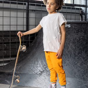 Oranžinės kelnės „WOLF” 104/110 ir 116/122cm