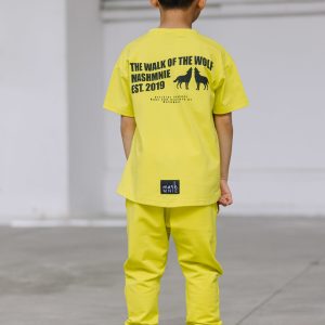 Mash Mnie citrinų spalvos kelnės